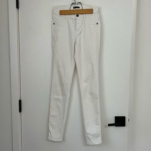 Sisley | Paris Mid-Rise Super Skinny Fit White Jeans Size W25 L29